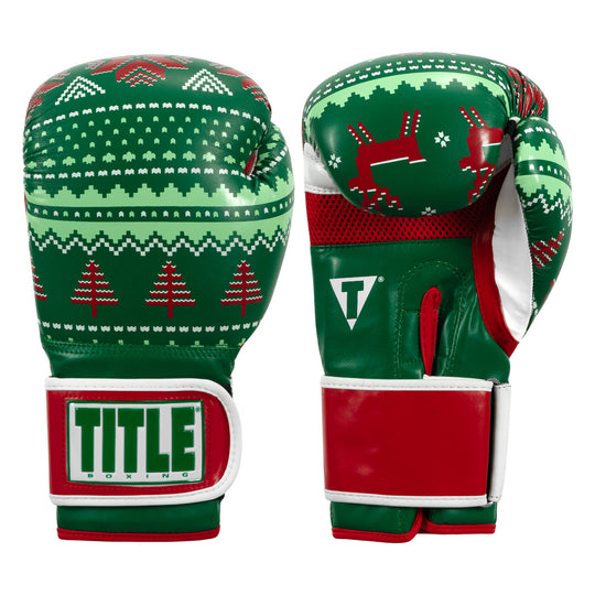 TITLE Boxing Limited Edition Deck The Halls Bag Boxing Gloves